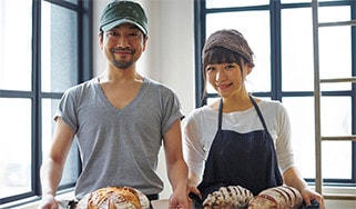 パン屋さん夫婦